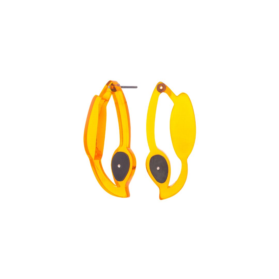 Fiery Seaweed Drop Earrings - Denisa Piatti Jewellery