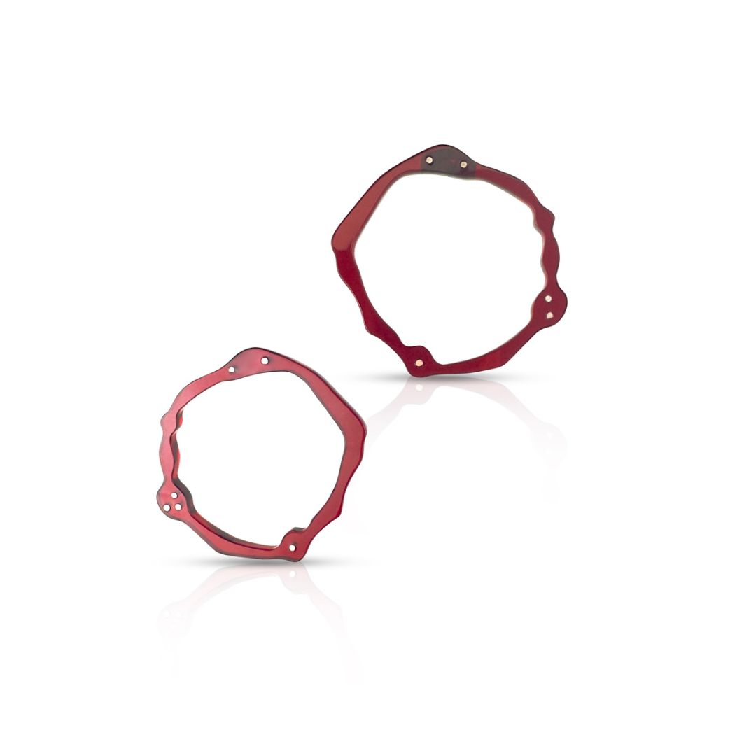 Large Komu Post Earrings in Acrylic - Denisa Piatti Jewellery