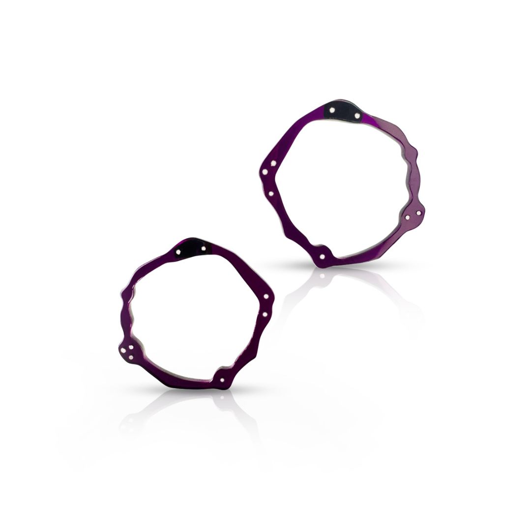 Large Komu Post Earrings in Acrylic - Denisa Piatti Jewellery