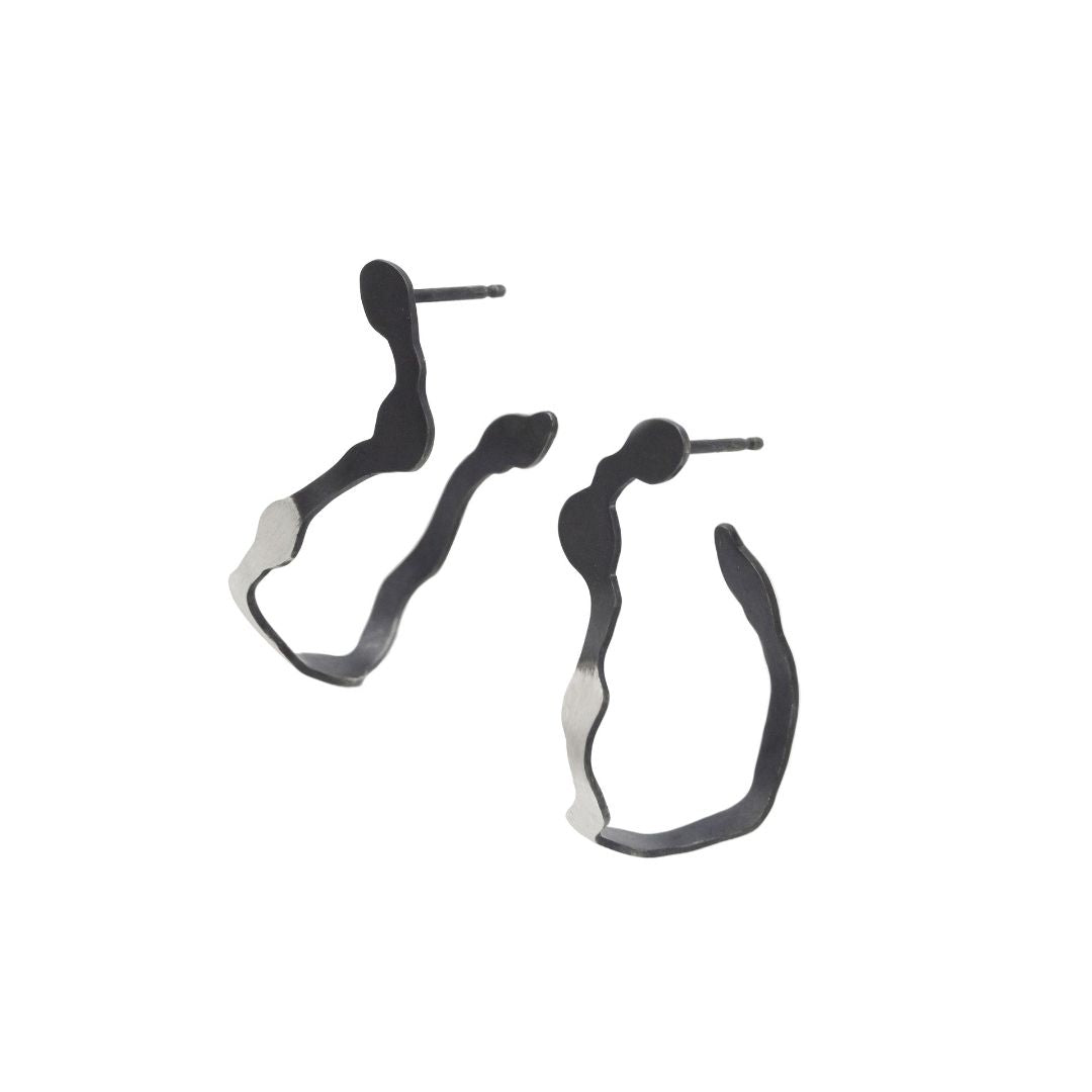 Dual Toned Dulse Earrings - Denisa Piatti Jewellery