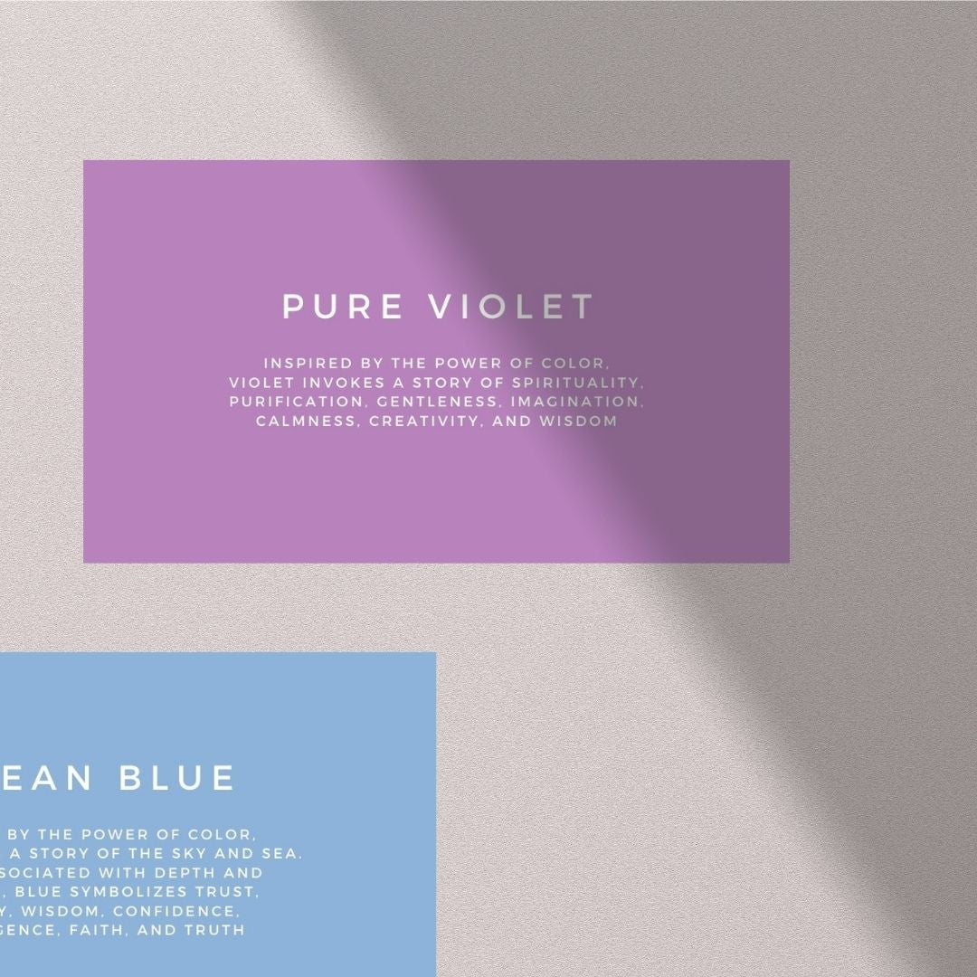 Small Pure Violet Hoops - Denisa Piatti Jewellery