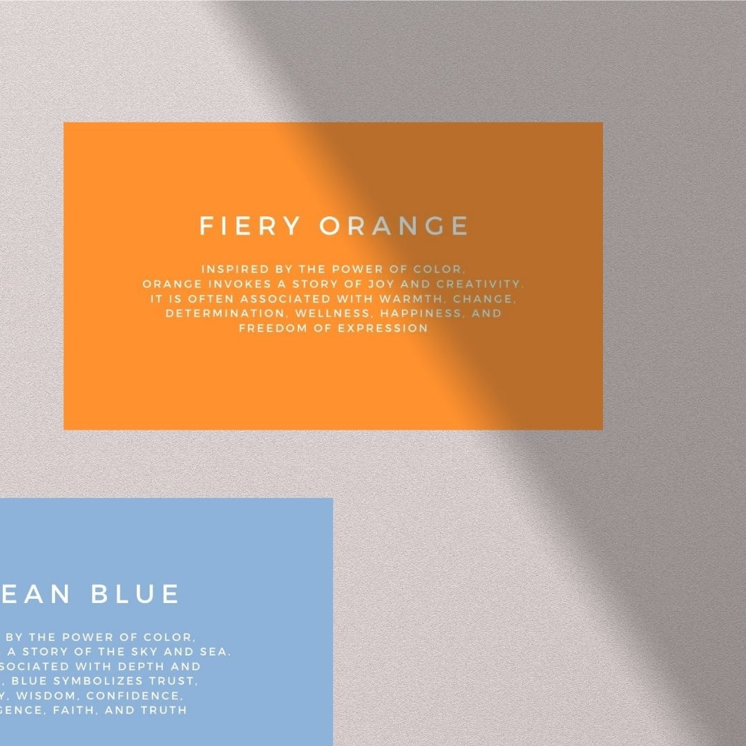 Small Fiery Orange Hoops - Denisa Piatti Jewellery