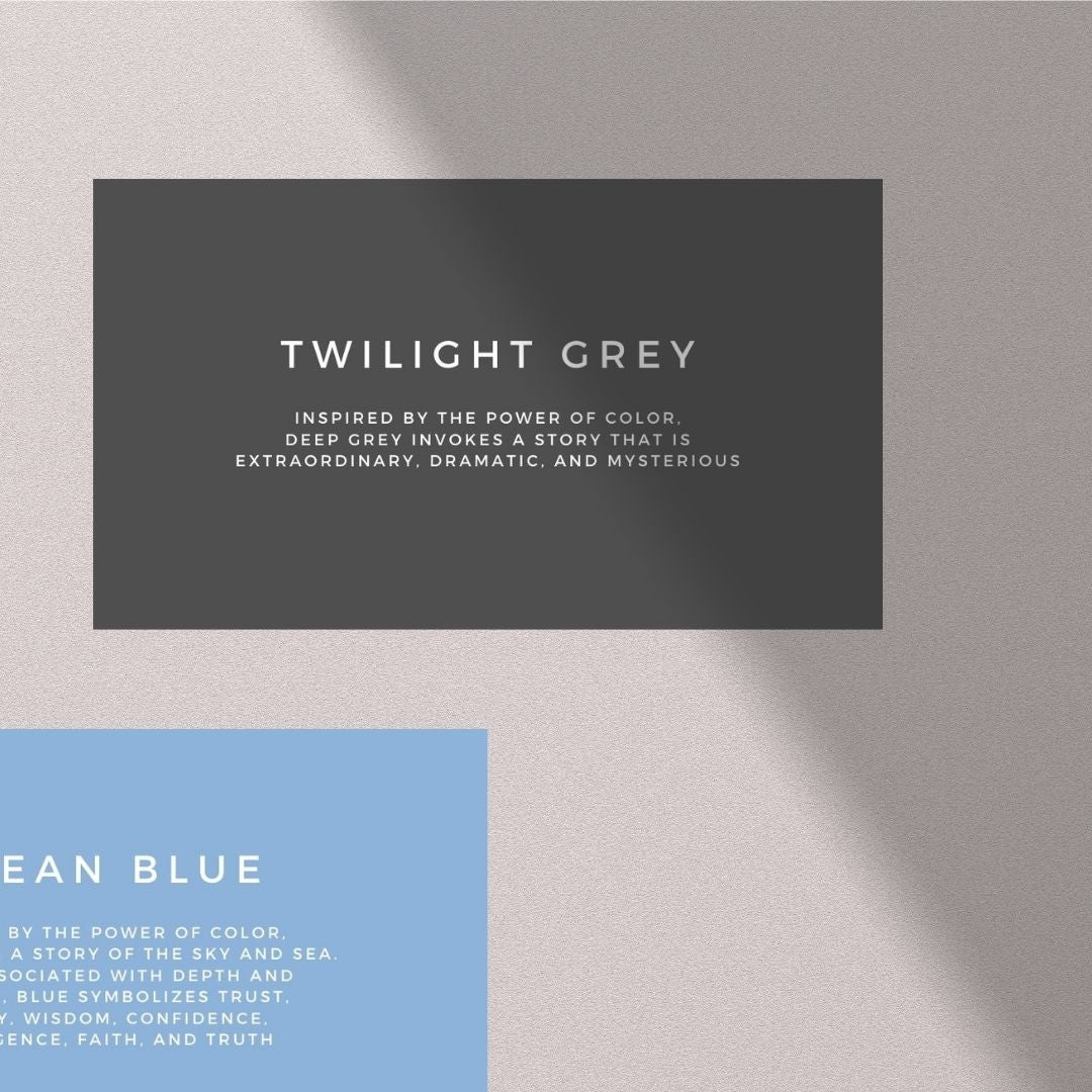 Large Twilight Grey Hoops - Denisa Piatti Jewellery