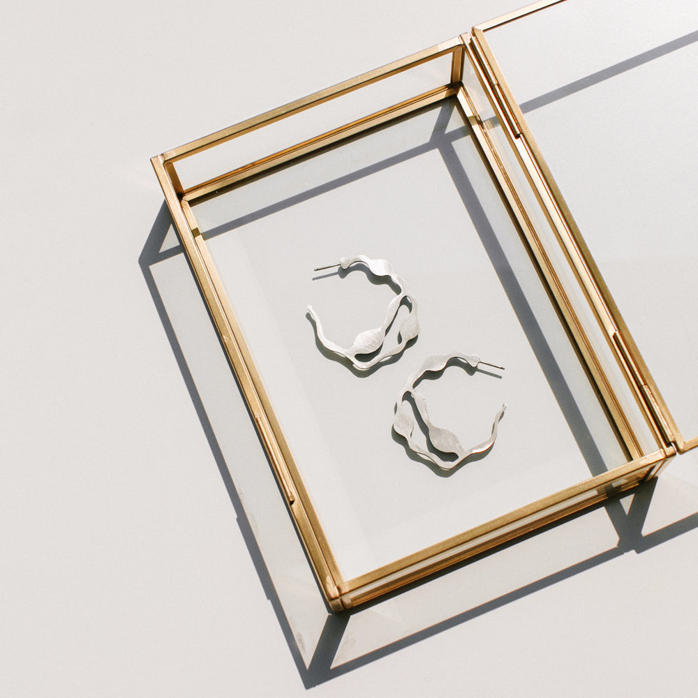Arame Hoops - Denisa Piatti Jewellery