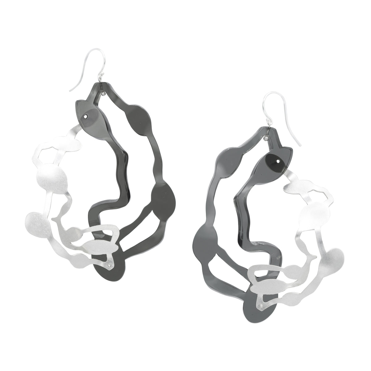 Large Pendant Earrings - Denisa Piatti Jewellery