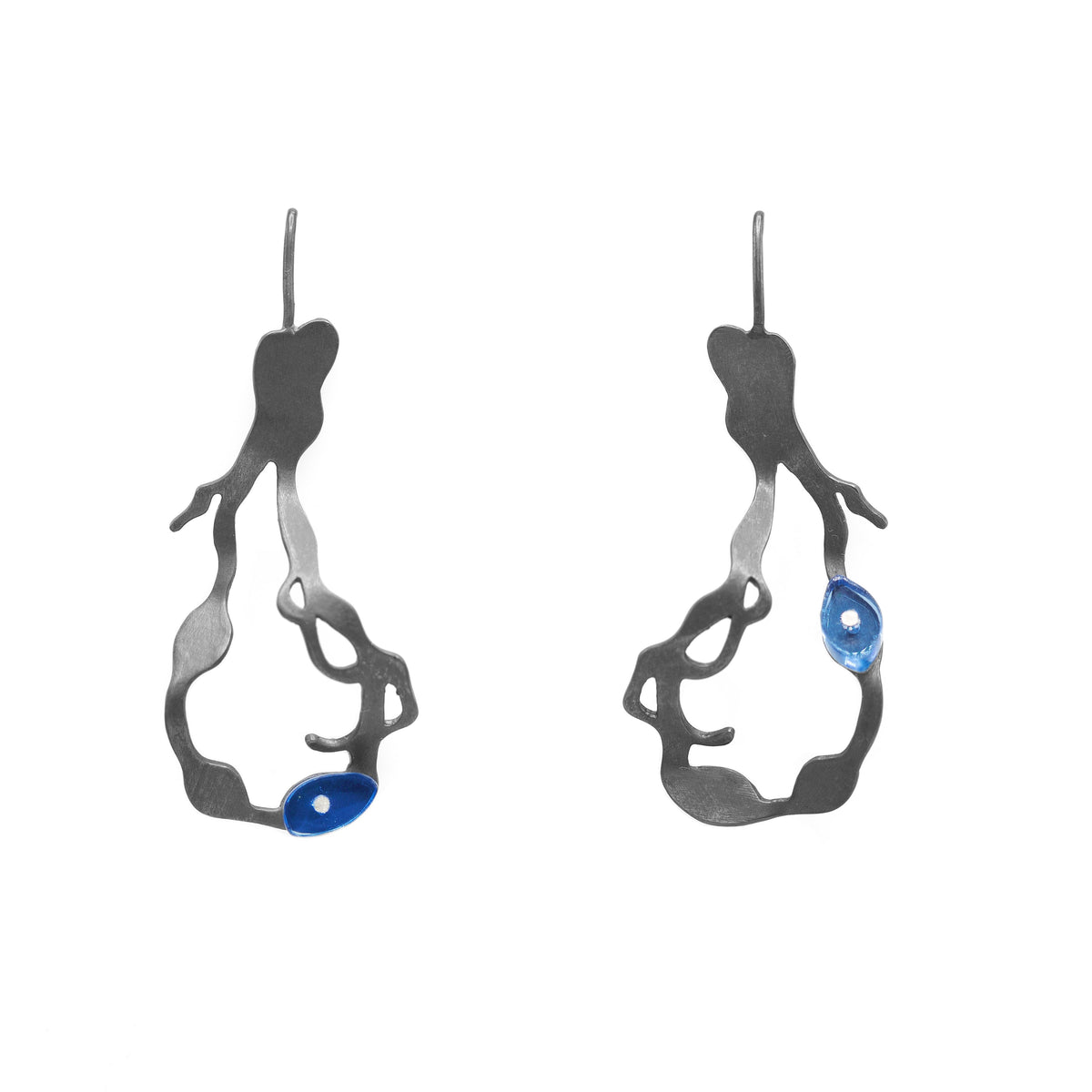 Small Chandelier Seaweed Earrings - Denisa Piatti Jewellery