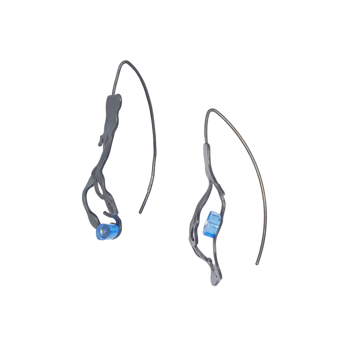 Small Chandelier Seaweed Earrings - Denisa Piatti Jewellery