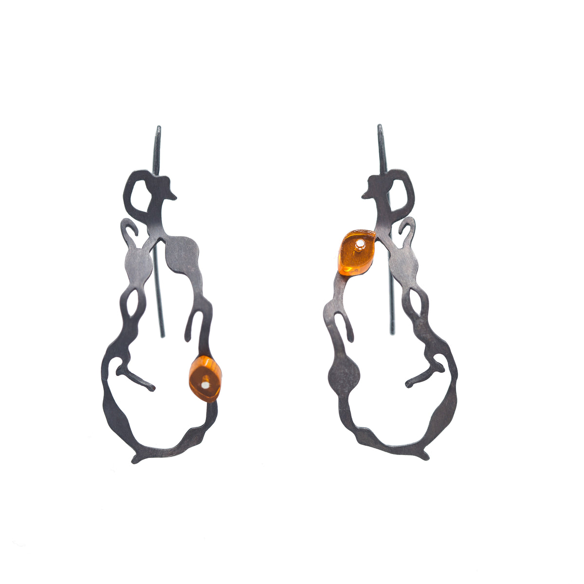 Chandelier Seaweed Earrings - Denisa Piatti Jewellery