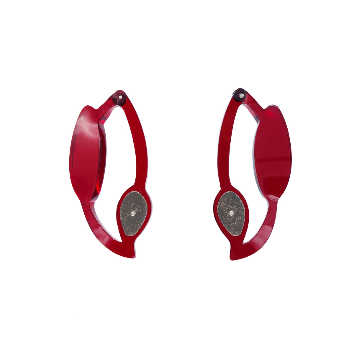 Fiery Seaweed Drop Earrings - Denisa Piatti Jewellery