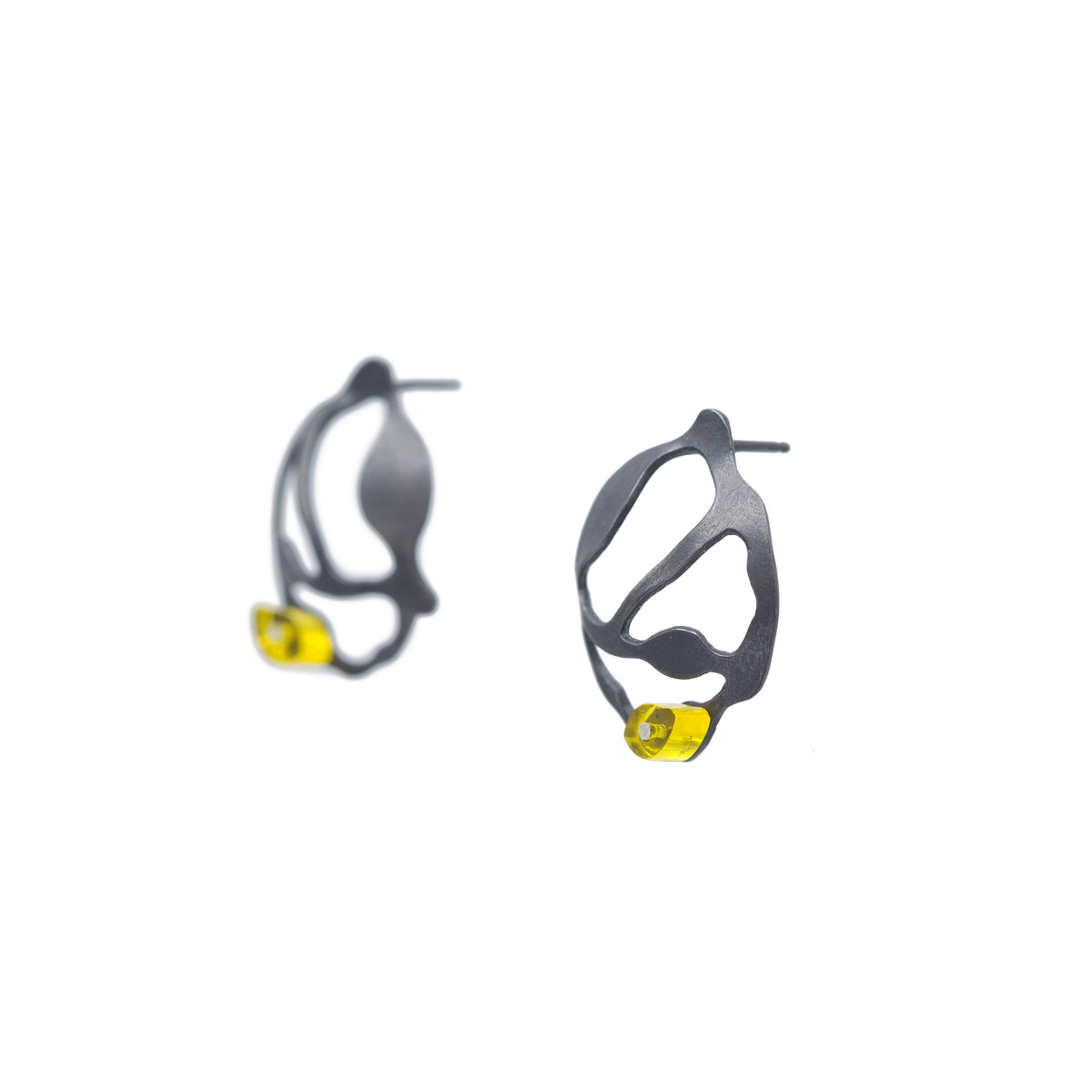 Bit Seaweed Cluster Earrings - Denisa Piatti Jewellery