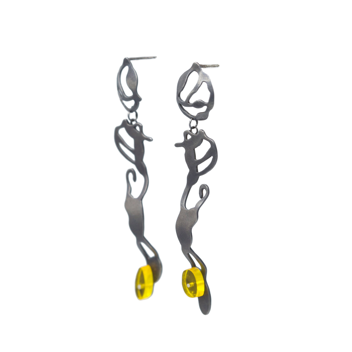 Dancing Seaweed Earrings - Denisa Piatti Jewellery