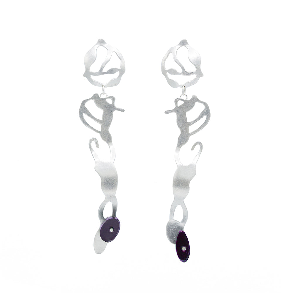 Dancing Seaweed Earrings - Denisa Piatti Jewellery