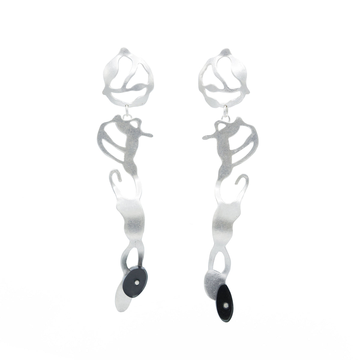 Dancing Seaweed Earrings - Denisa Piatti Jewellery