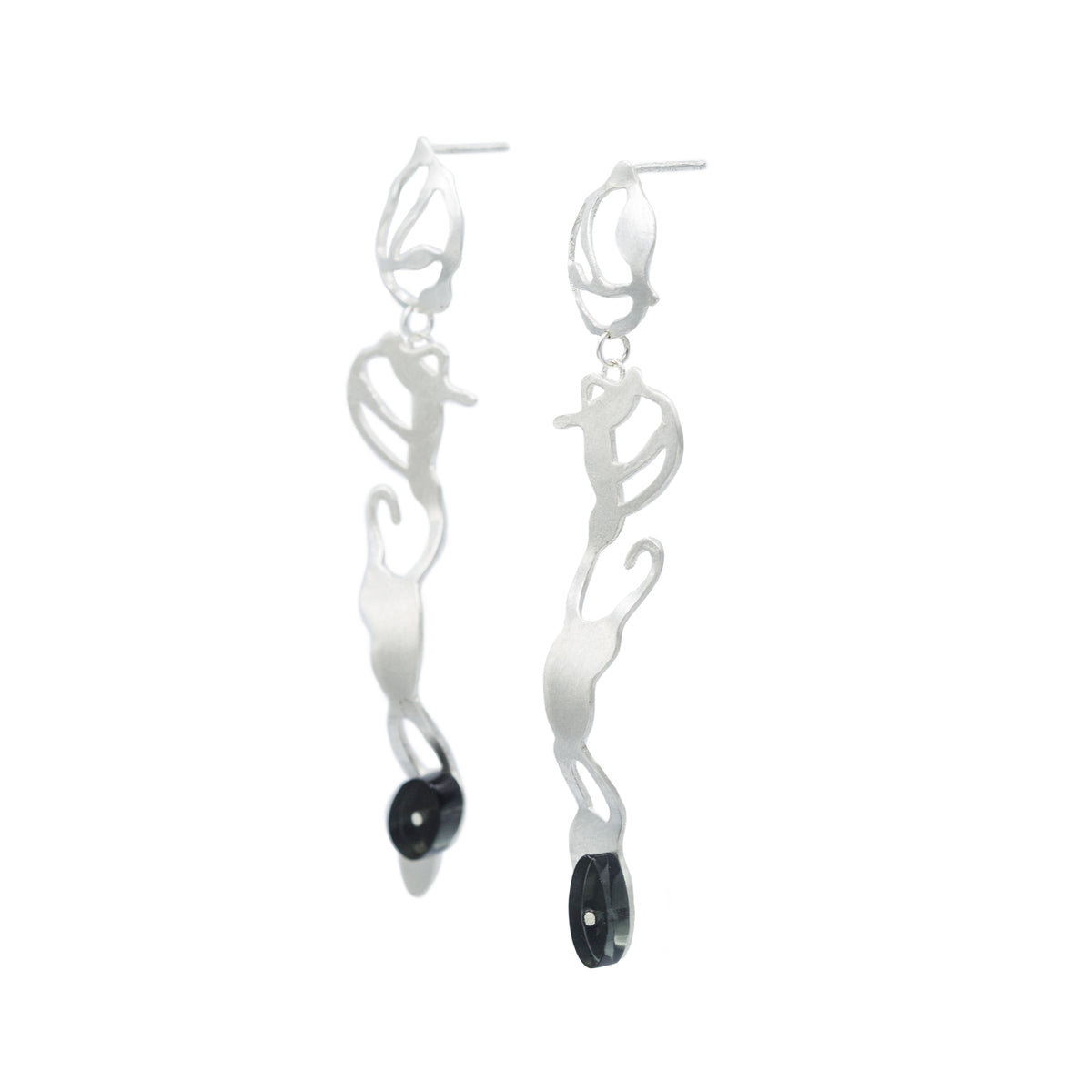Dancing Seaweed Earrings - Denisa Piatti Jewellery