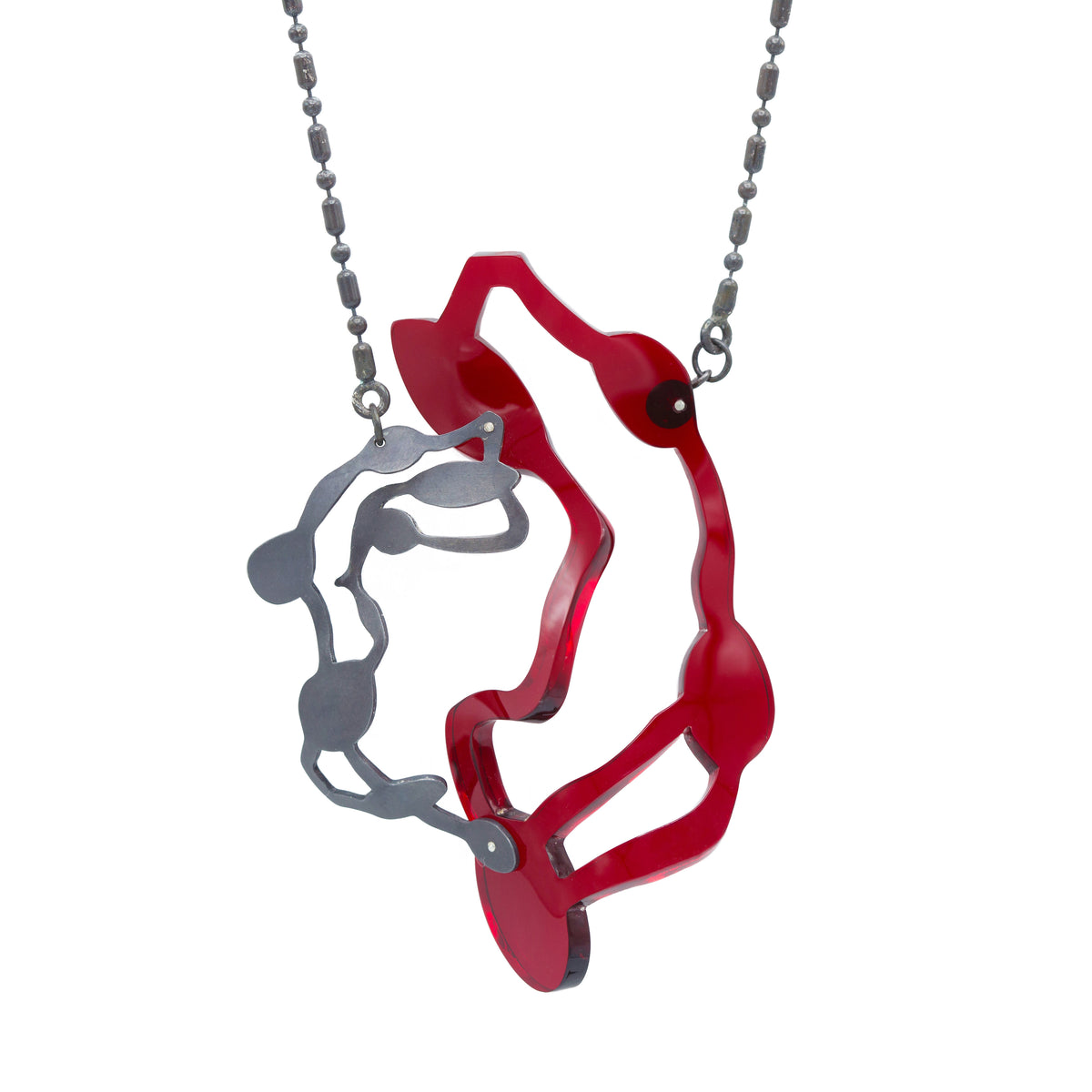 Seaweed Pendant Necklace - Denisa Piatti Jewellery