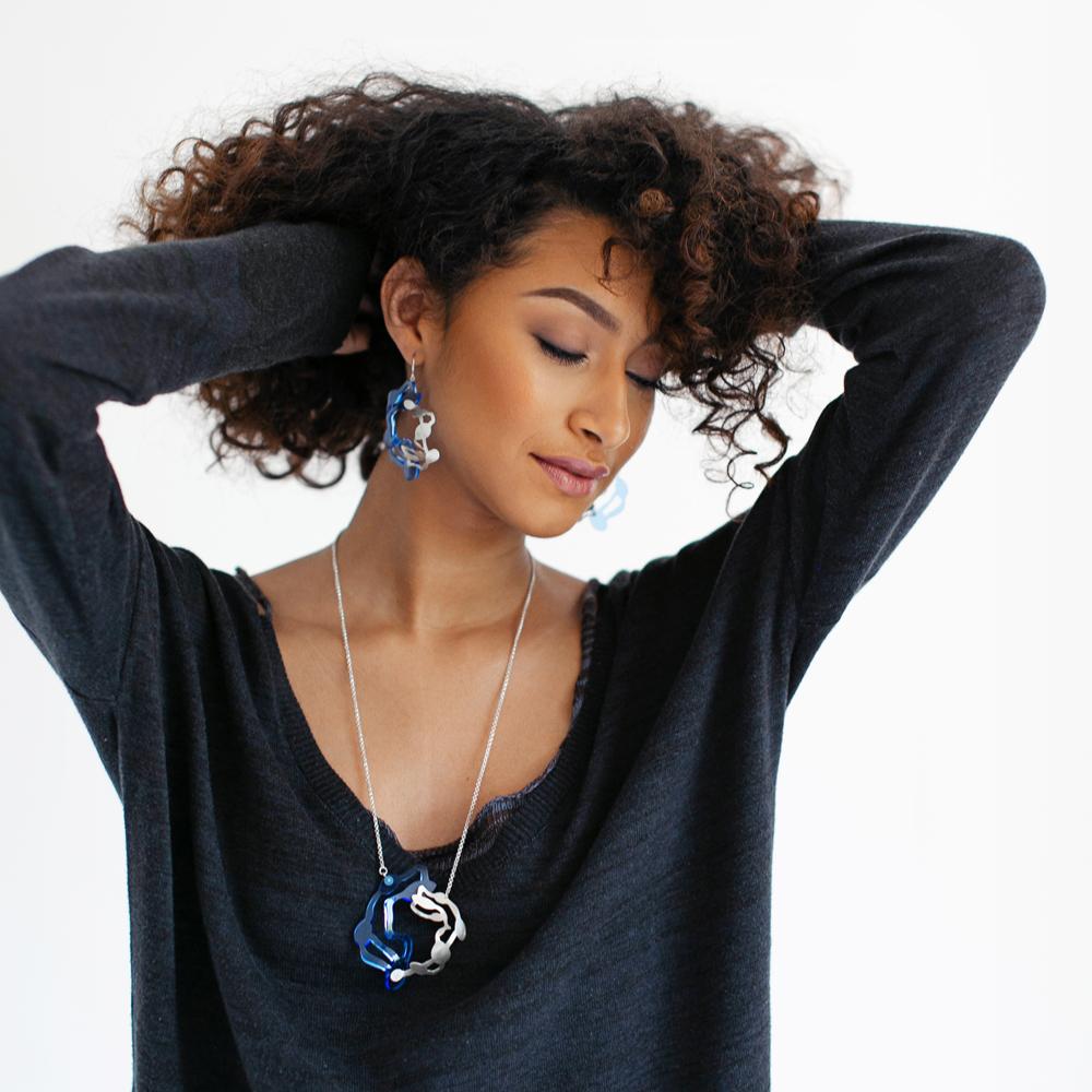 Seaweed Pendant Necklace - Denisa Piatti Jewellery