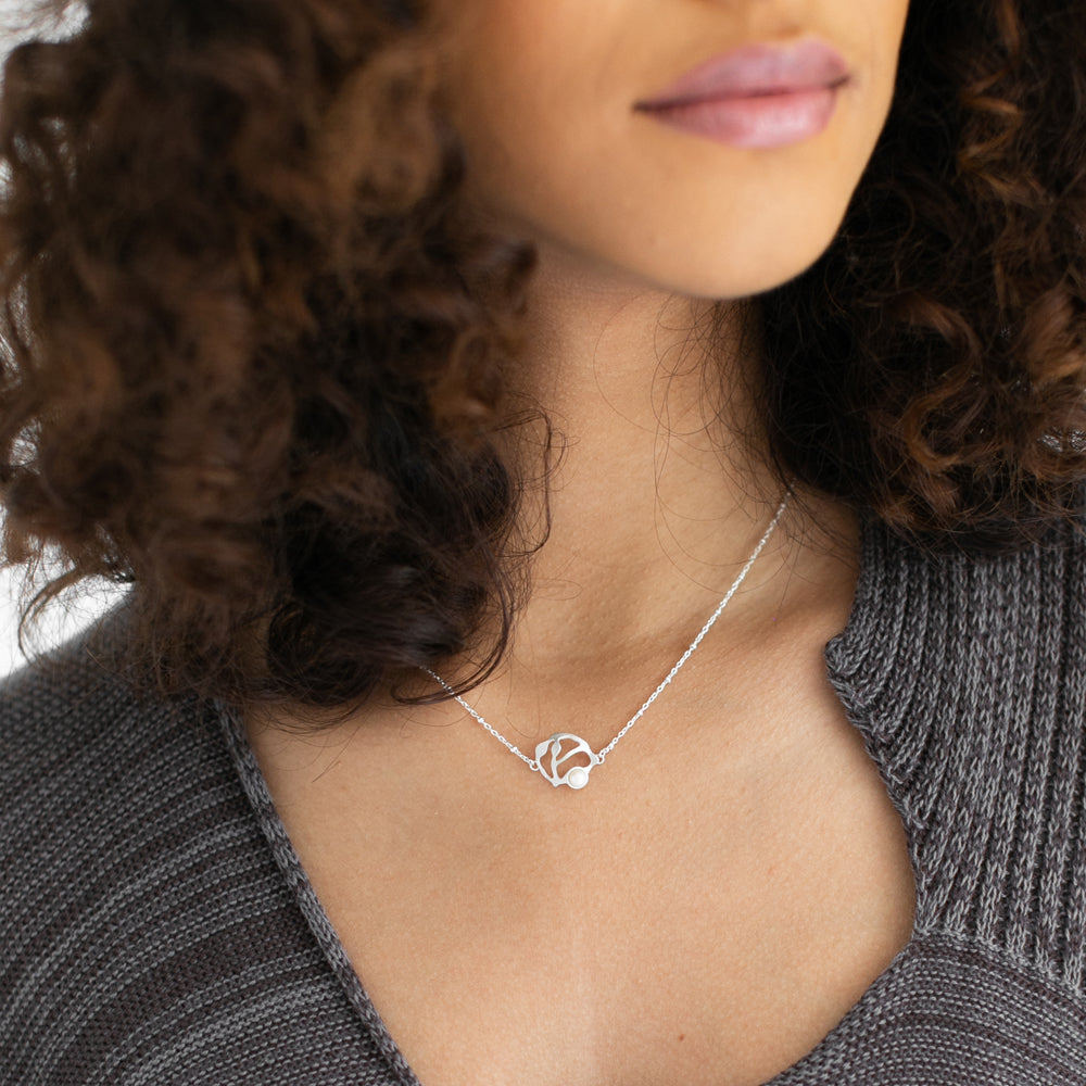 Petite Pearl Cluster Necklace - Denisa Piatti Jewellery