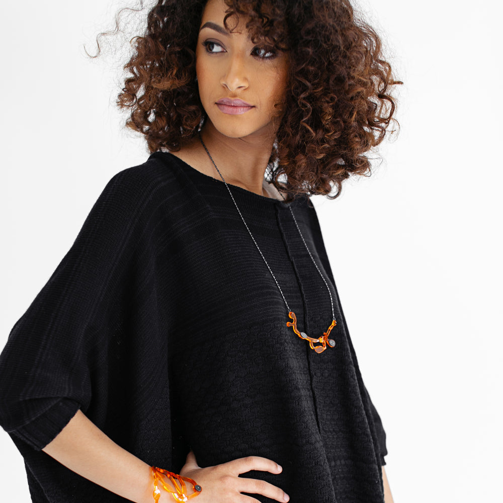 Handmade-to-Order Organic Seaweed Necklace - Denisa Piatti Jewellery