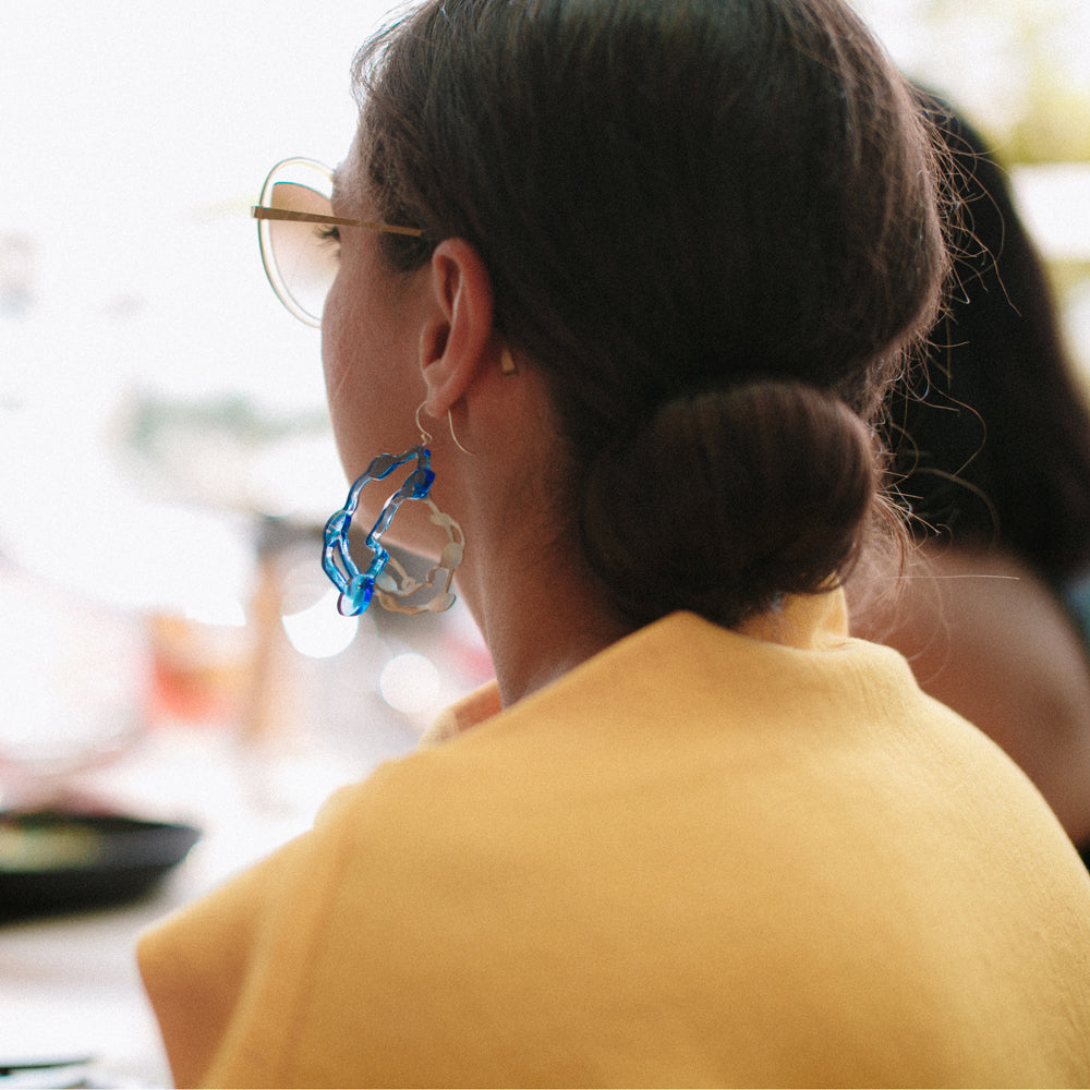 Large Pendant Earrings - Denisa Piatti Jewellery