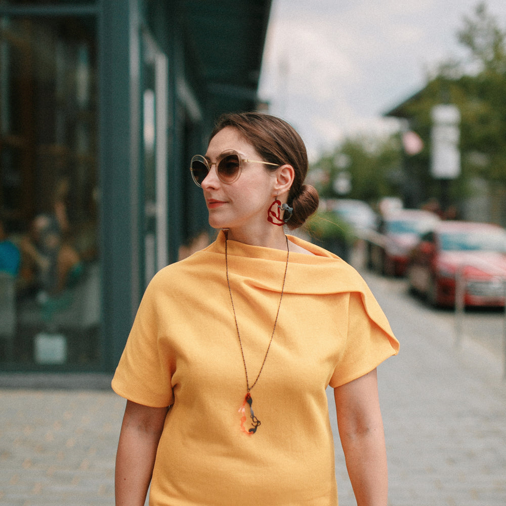 Drop Pendant Necklace - Denisa Piatti Jewellery