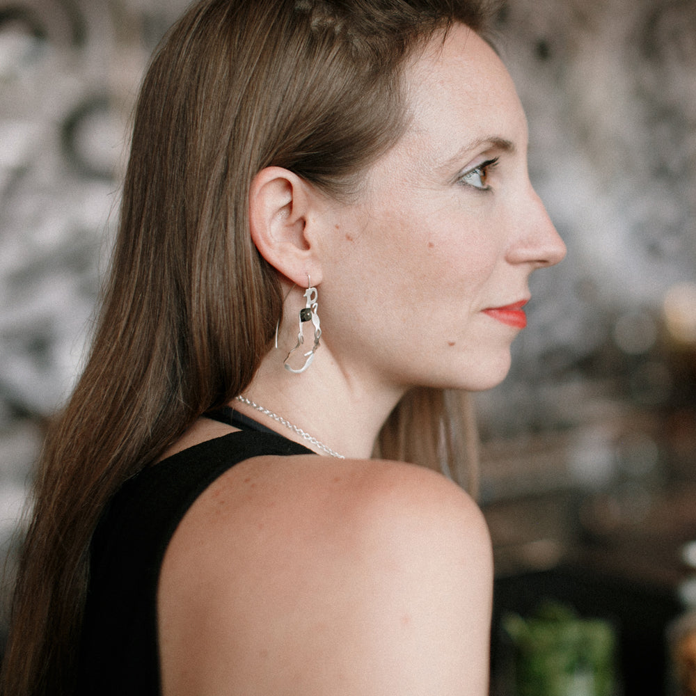 Chandelier Seaweed Earrings - Denisa Piatti Jewellery