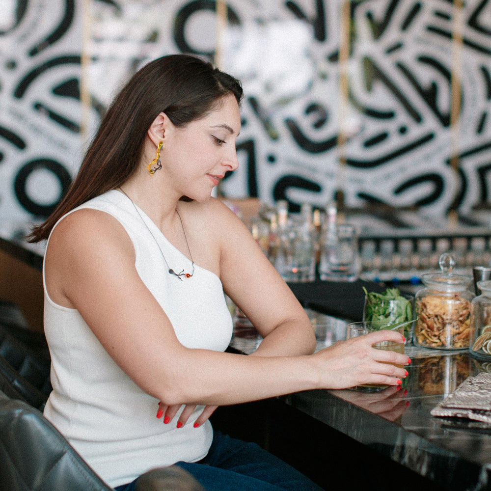 Adjustable Seaweed Collar Necklace - Denisa Piatti Jewellery