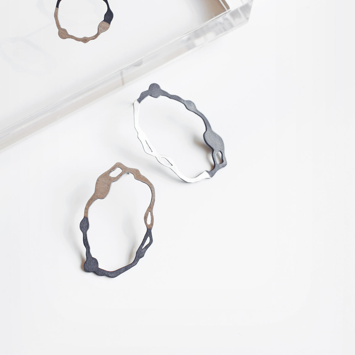 Oval Komu Earrings - Denisa Piatti Jewellery