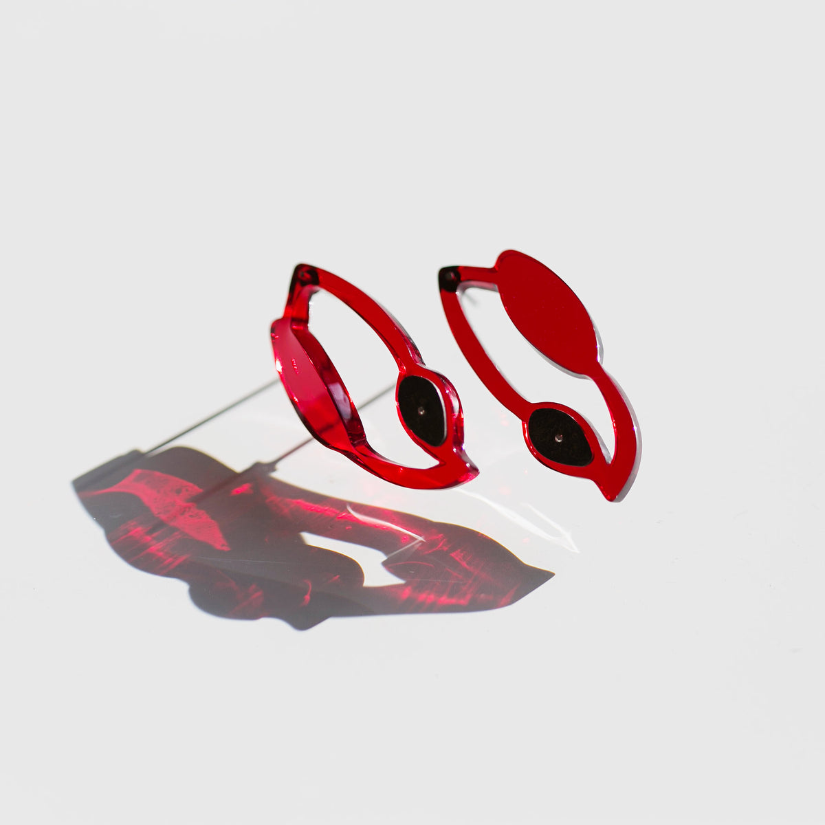 Fiery Seaweed Drop Earrings - Denisa Piatti Jewellery