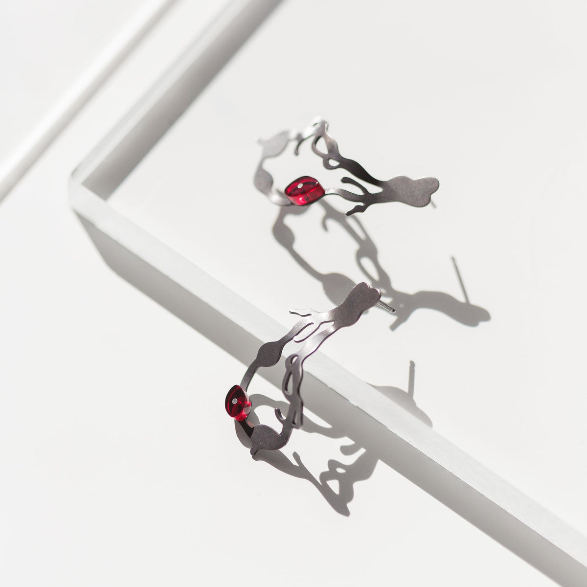 Small Chandelier Seaweed Earrings - Denisa Piatti Jewellery