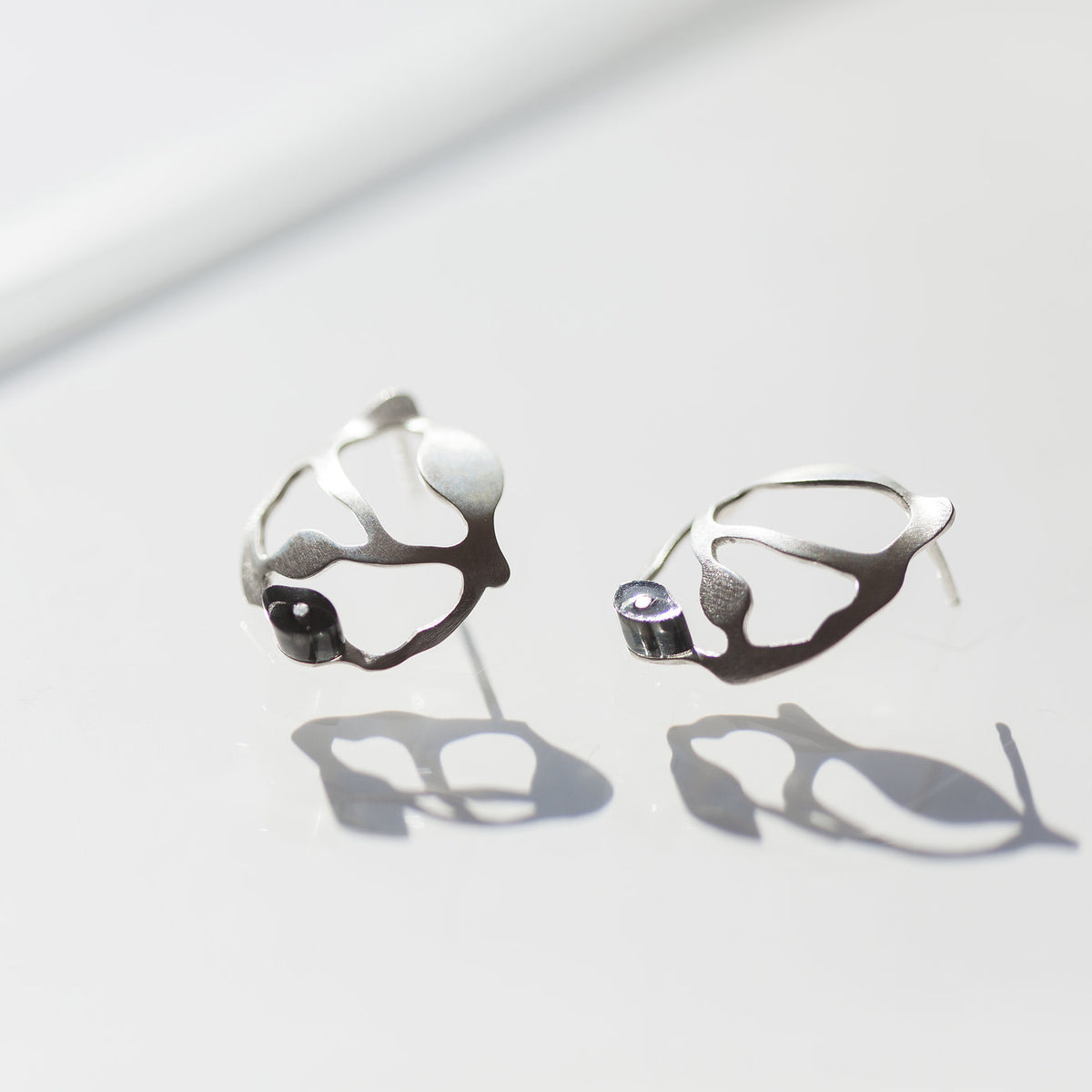 Bit Seaweed Cluster Earrings - Denisa Piatti Jewellery