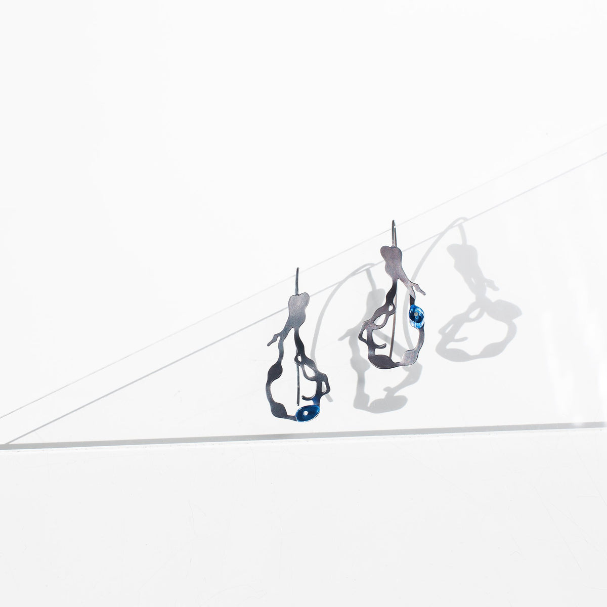 Small Chandelier Seaweed Earrings - Denisa Piatti Jewellery