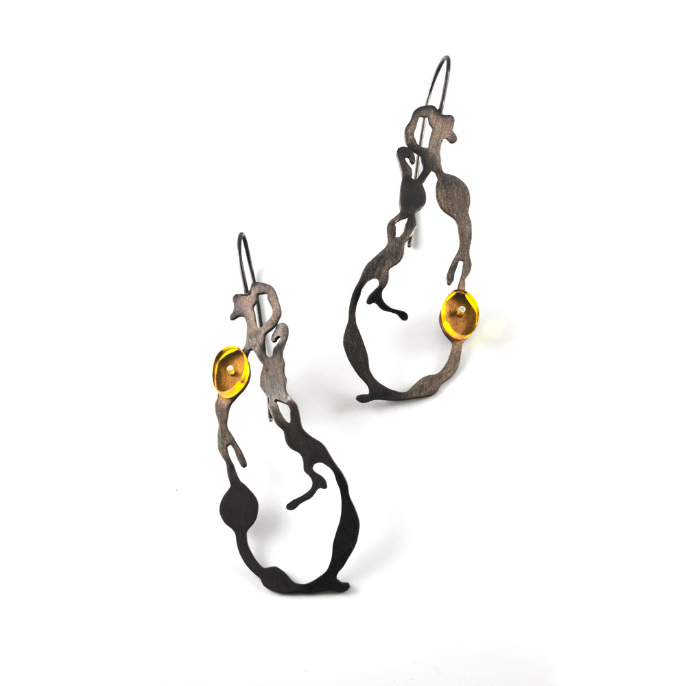 Chandelier Seaweed Earrings - Denisa Piatti Jewellery