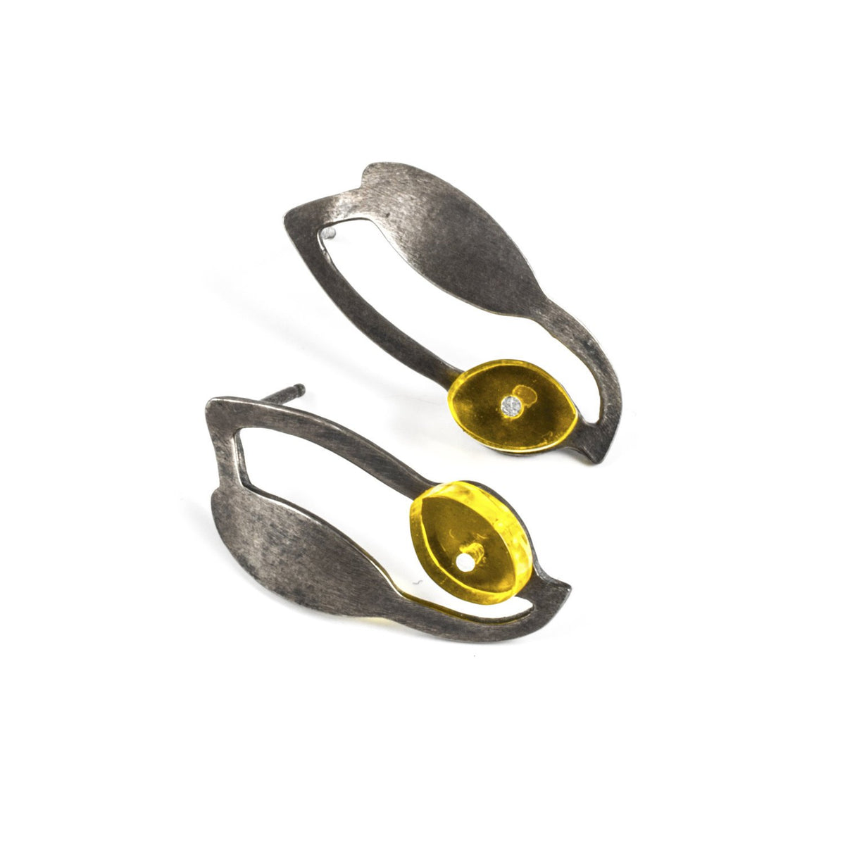 Seaweed Drop Earrings - Denisa Piatti Jewellery