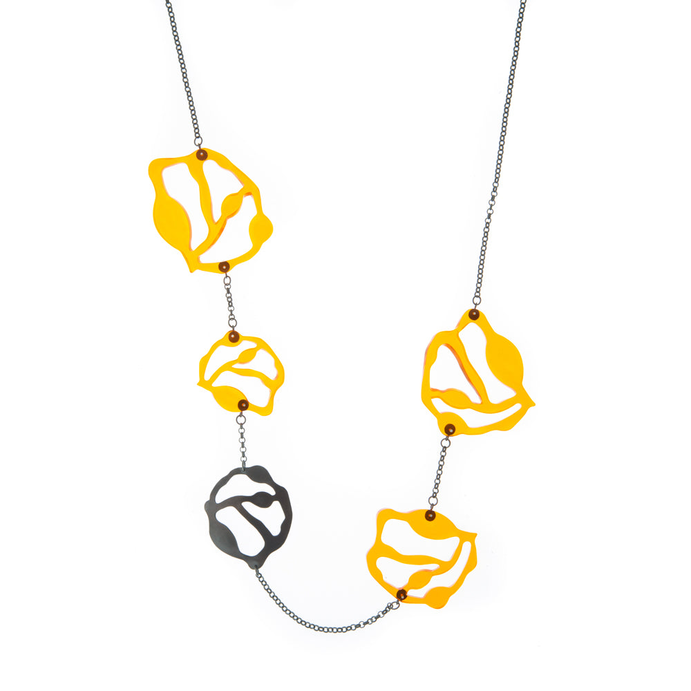 Long Seaweed Necklace - Denisa Piatti Jewellery