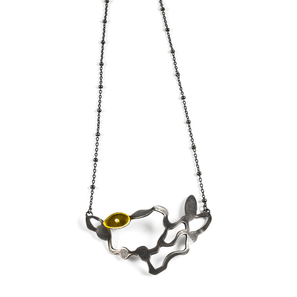 Cluster Seaweed Necklace - Denisa Piatti Jewellery