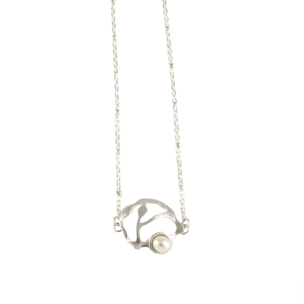 Petite Pearl Cluster Necklace - Denisa Piatti Jewellery