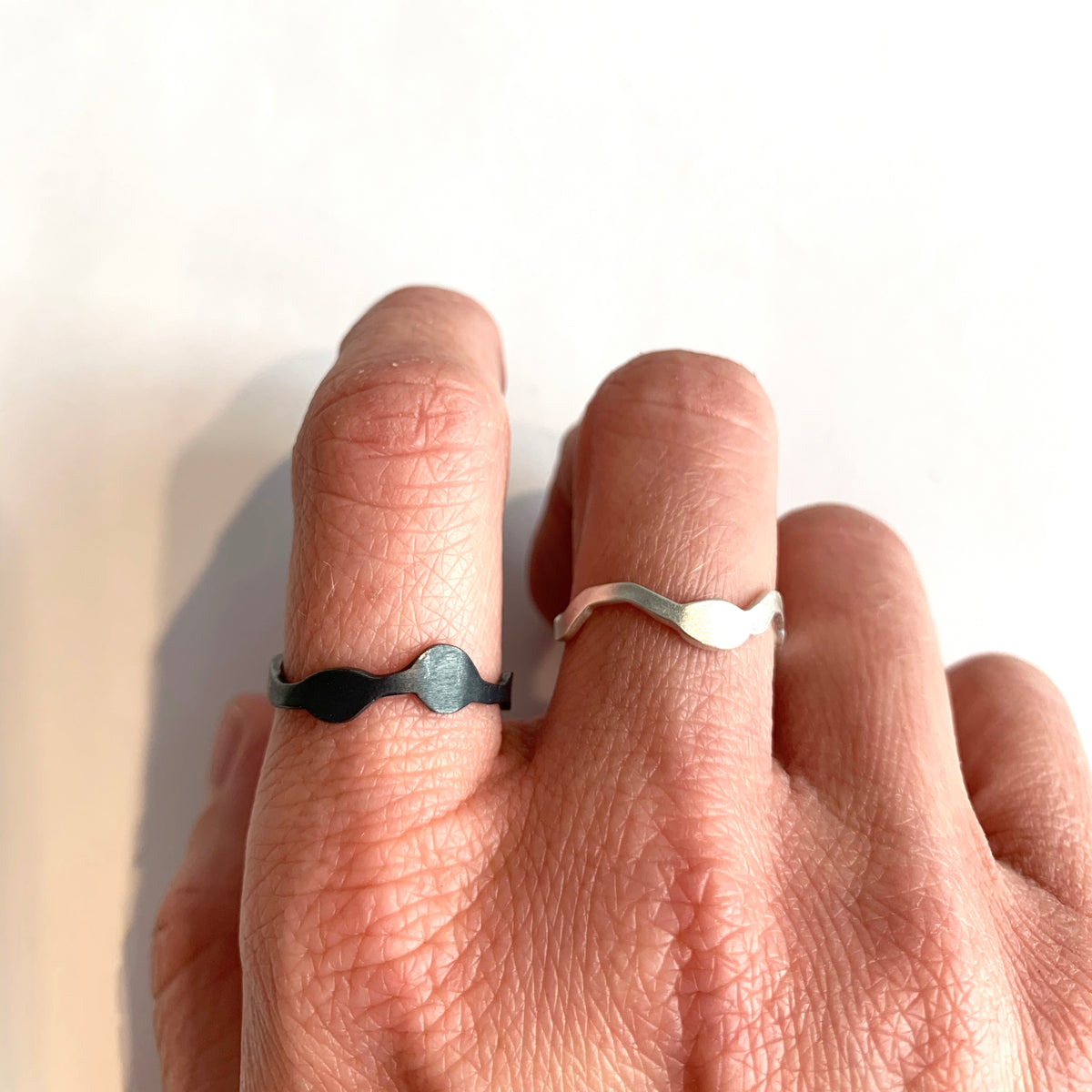 Stacking Seaweed Ring - Denisa Piatti Jewellery
