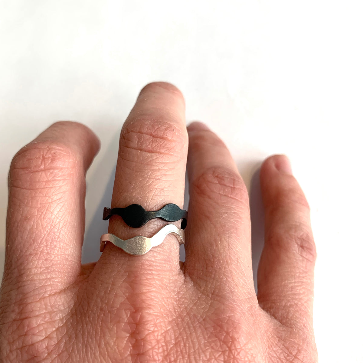 Stacking Seaweed Ring - Denisa Piatti Jewellery