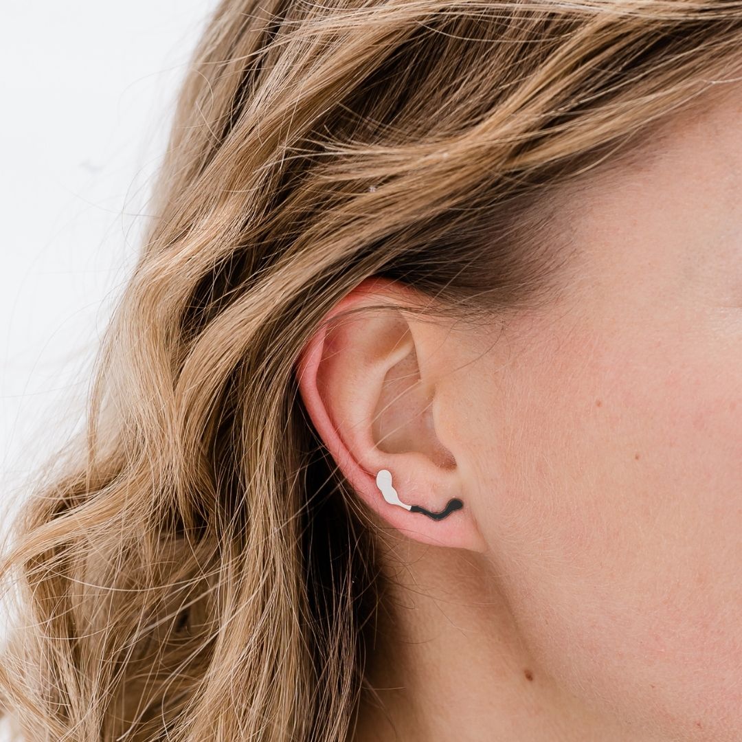 Dual Toned Komu Climbers - Denisa Piatti Jewellery