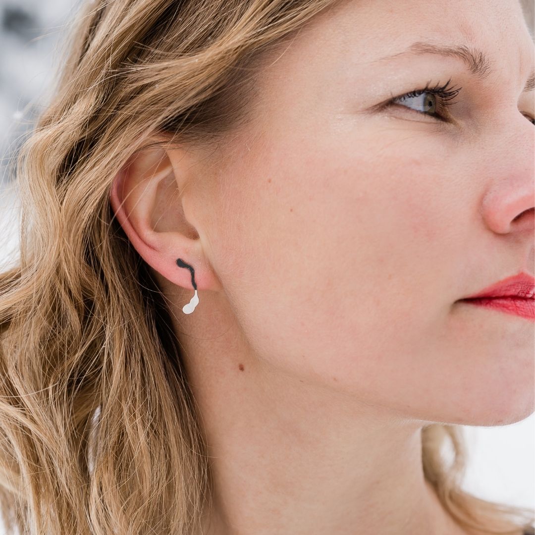 Dual Toned Komu Climbers - Denisa Piatti Jewellery